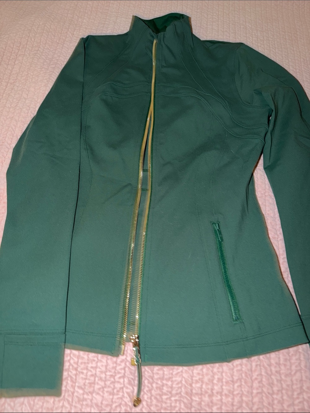 lululemon athletica Deep Green Full-Zip Utility Jacket